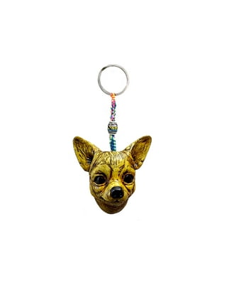 Luxury Vintage Cute Puppy Car Keychain Leather Purse Pendant Handmade Bull  Dog Key Chain Accessories Gift for Women Kids at  Women's Clothing  store