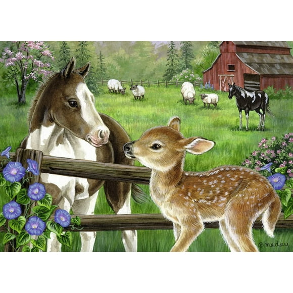 Rompecabezas Ravensburger New Neighbors de 60 piezas para niños