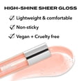 thumbnail image 2 of Hard Candy Glosstopia Lip Gloss, High-Shine, Hydrating, Hyaluronic Acid, Honey Drop, 2 of 10