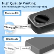 Label Maker, D30 Portable Bluetooth Label Maker Machine with Tape, Small Mini Label Printer, Multiple Templates Fonts Icon Labeler for Home, School, Office