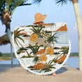 thumbnail image 3 of LYEAA Cute Beach Towel Microfiber 155x155cm Beach Blanket Thick Bath Towel Round Hawaiian Seaside Sitting Blanket Lightweight Multi-Purpose Towel for Travel Vacation Swimming Pool, 3 of 8