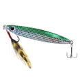 thumbnail image 5 of 10PC BIQIANWO Fishing Lures Iron Plate Scale Pattern Fishing Red Silver Gold Green White Black Realistic actions baits, 5 of 9
