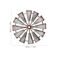 thumbnail image 2 of AURARMLET Rustic Farmhouse Windmill Wall Sculpture Wooden Vintage Decorative Wall Art for Home and Garden, 2 of 6