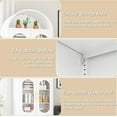 thumbnail image 5 of 73" Tall Metal Arched Kitchen Pantry Cabinet in Elegant Design Featuring Durable Adjustable Shelves and Storage, 5 of 12