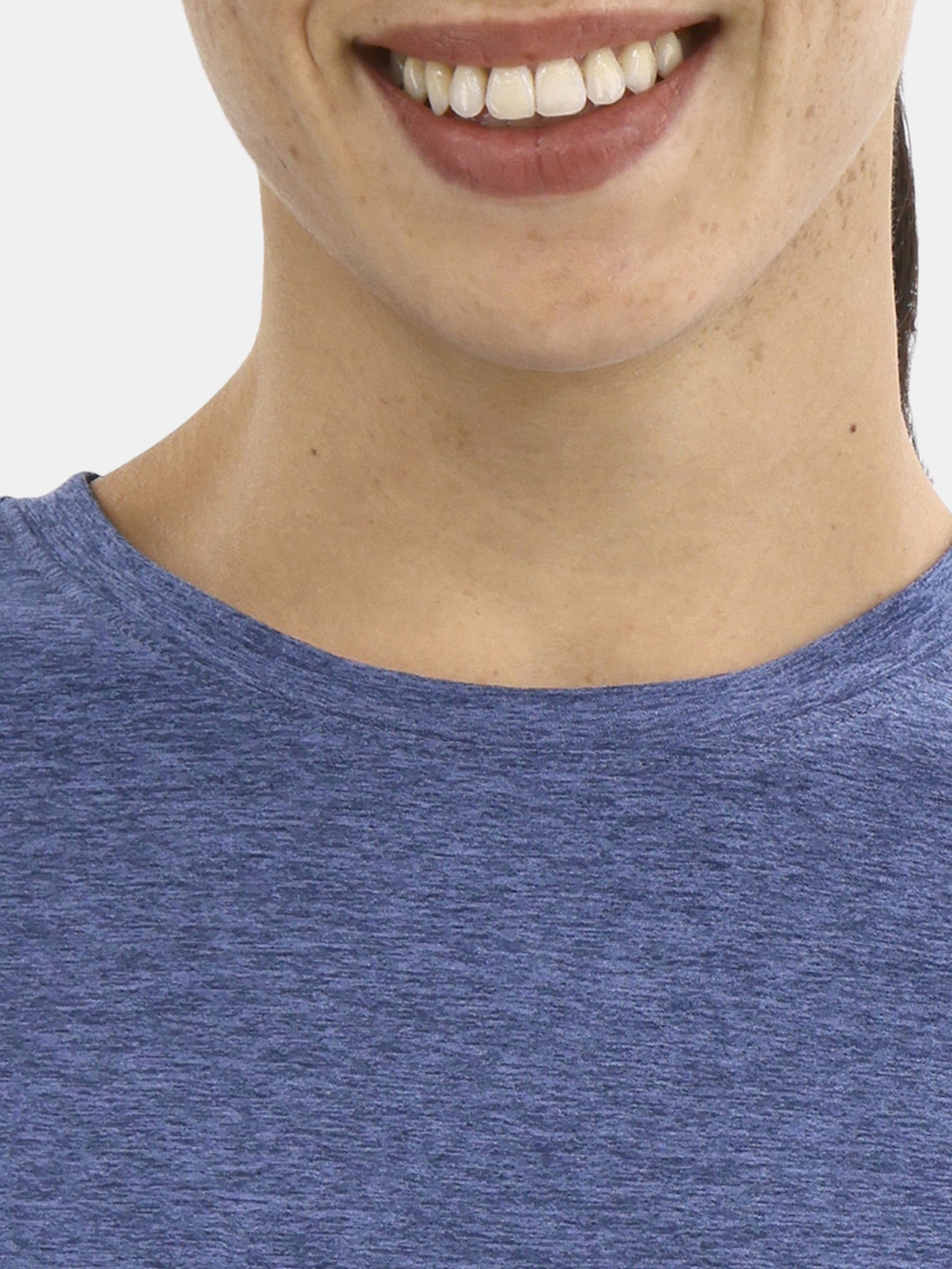 Athletic Works Women's ButterCore Cropped Tee with Short Sleeves, Sizes XS-XXXL
