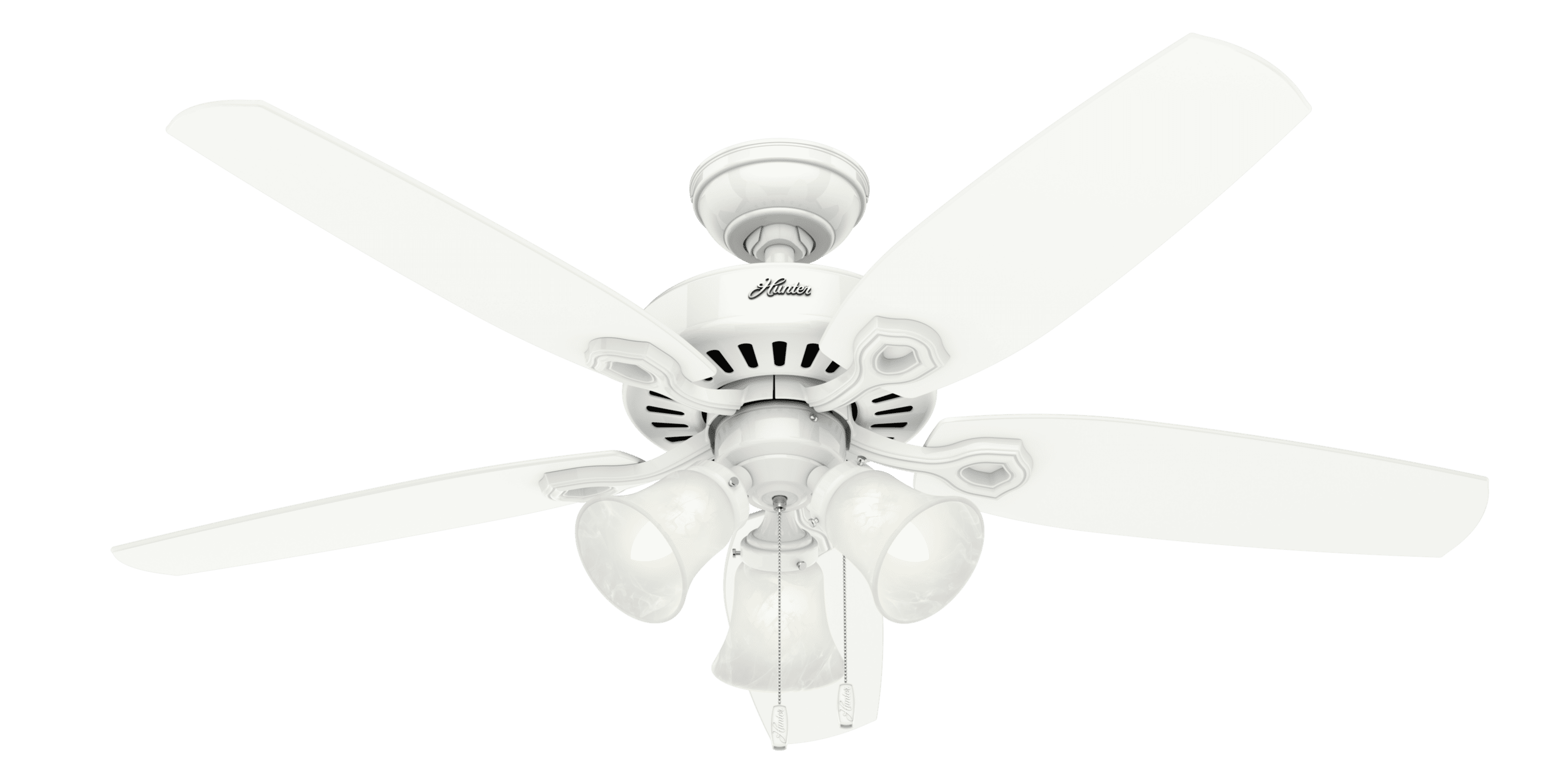 Hunter 52062 48" Ceiling Fan Low Profile White 