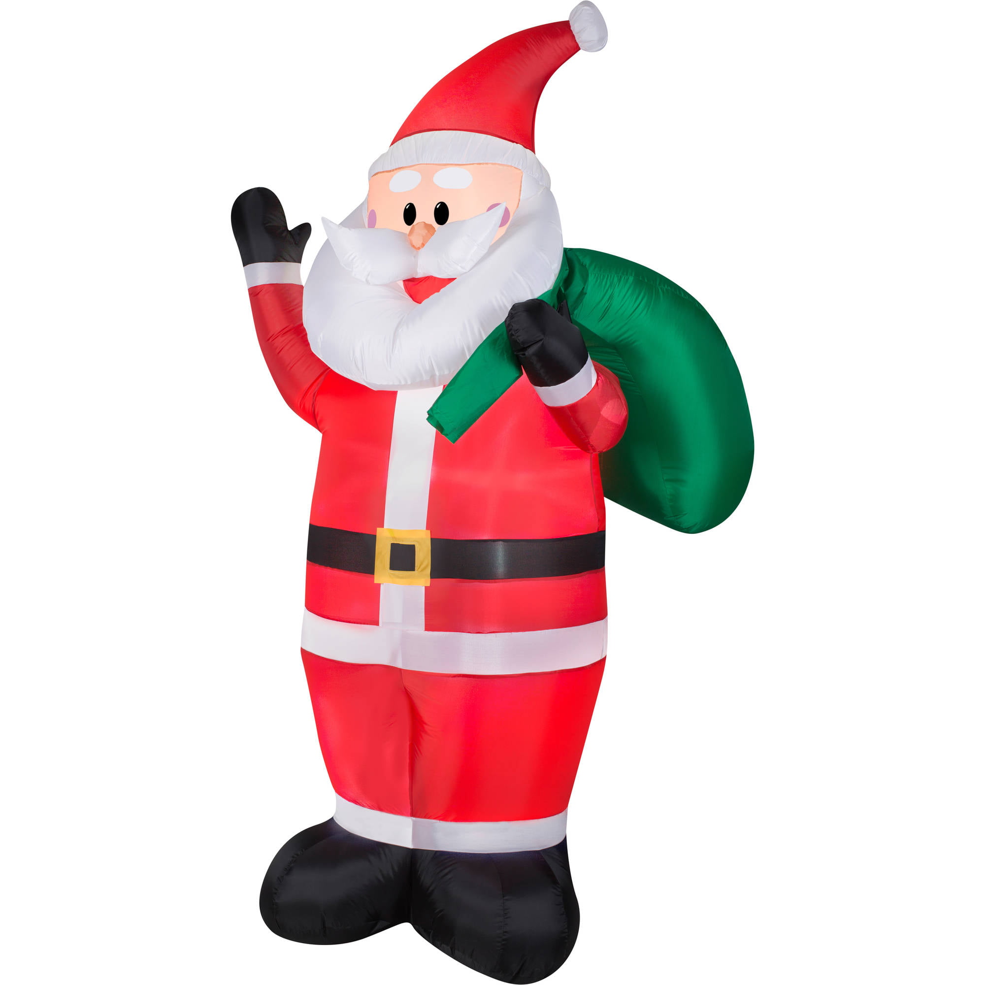 Gemmy Airblown Christmas Inflatables 7 Waving Santa Walmart com