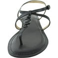 thumbnail image 2 of MICHAEL Michael Kors Women's Bethany Sandal Black Vachetta Sandal 5 M, 2 of 5