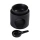 thumbnail image 2 of Quemador de aceite esencial, vela fundida, soporte para velas, portavelas para velas de té Negro, 2 of 9