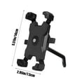 thumbnail image 3 of Mobile Phone Rack Outdoor Cycling Navigation Bike Shock Absorbing Mobile Phone Rack Rear View Mirror Model, 3 of 6
