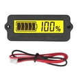 thumbnail image 1 of Battery Capacity Indicator, Lightweight Battery Voltage Monitor ABS Shell Real Time Monitoring  For Electric Vehicles 36V, 1 of 8