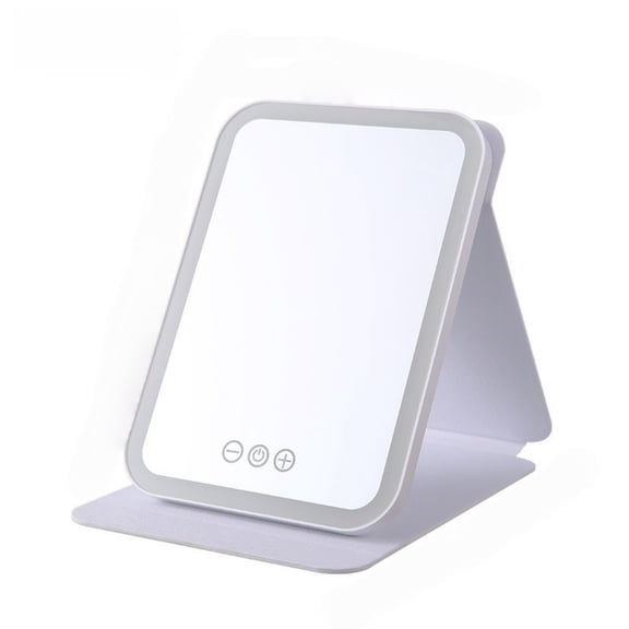 Leodye 1PCS Vintage Foldable Makeup Mirror Portable Compact Hand Mirror Style Vanity Mirror for Travel and Home Use -8.38*6.41IN