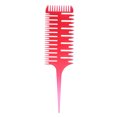 thumbnail image 1 of Peine profesional de 3 lados para teñir y seccionar cabello, diseño ergonómico y resistente a químicos, ideal para salones de belleza. Disponible en varios colores., 1 of 6