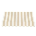 thumbnail image 2 of Awntech 7.375 ft Nantucket Fixed Awning Acrylic Fabric, Linen/White Stripe, 2 of 2