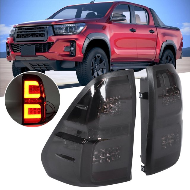Ligera LED LED Taillights Assembly Dynamic Gurn Signal IP67 Implaz de Agua Para Hilux Revo 2015-2019