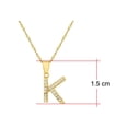 thumbnail image 4 of Collar Gargantilla Letra K Horoz Oro 10K 45cm, 4 of 4