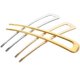 thumbnail image 1 of 3pcs U Shaped Hairpin Vintage Updo Hair Stick French Hair Fork Chignon Pin for Women, 1 of 2