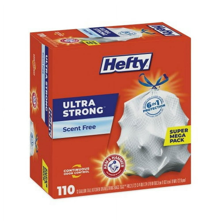 Ultra Strong Tall Kitchen and Trash Bags, 13 gal, 0.9 mil, 23.75 Ultra Strong Tall Kitchen and Trash Bags, 13 gal, 0.9 mil, 23.75