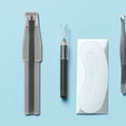 thumbnail image 4 of RENACLIPY 3Pcs Dark Grey Eyebrow Pencil Sharpener Auxiliary Tool Compact Durable Makeup Sharpener for Home Use, 4 of 6