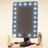LED Mirror Battery Powered Magnifying Mirror Pop Up Cosmetic LED Light