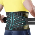 thumbnail image 1 of QIBODA Plus Size Back Brace with 7 Bionic Metal Stays, Strong Support for Lower Back Pain Relief, Herniated Disc, Sciatica, Back Support Belt for Big, Heavy, Overwei, 1 of 6