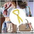 thumbnail image 5 of Unique Bargains 1 Pc Scarf Headband Fashion Printed Pattern Neck Scarf for Women Yellow, 5 of 5