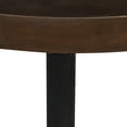 thumbnail image 3 of Kate and Laurel Zabel Round Metal End Table, Bronze and Black, 3 of 5