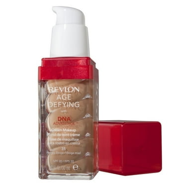 Revlon Age Defying with DNA Advantage Cream Makeup, 35 Honey Beige, 1 fl oz