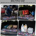 thumbnail image 3 of FOR U DESIGNS Butterfly Flower Moon Print Car Trunk Mat for Most SUVs Sedans Vans Non-Slip Cargo Liner All Weather Waterproof Durable Rear Protection, 3 of 7