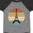 thumbnail image 4 of Inktastic Paris Eiffel Tower Retro Sunset Boys or Girls Baby Bodysuit, 4 of 5