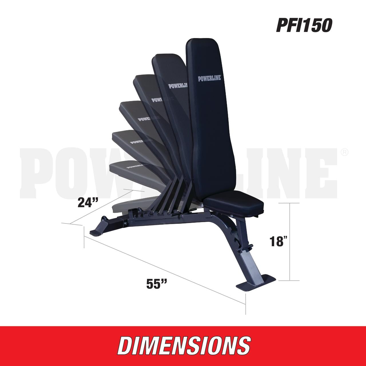 Powerline by Body Solid PFI150 Adjustable Bench