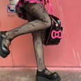 thumbnail image 2 of ELIOT Sexy medias de red transparente malla pantimedias Kitty gato medias mujeres nueva estrella hueca moda niñas gatopangjing, 2 of 4