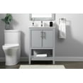 thumbnail image 4 of Elegant Kitchen and Bath 24 Inch SIngle Bathroom Vanity In Grey, 4 of 7
