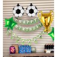thumbnail image 2 of Soccer Balloons Championship Trophy Balloon, 32 Inch Foil Mylar Gold Champion Balloon First Prize Soccer Party Decorations World Cup Sport Theme Birthday Party Balloons Decorations Supplies Decor, 2 of 12