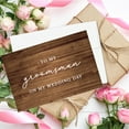 thumbnail image 4 of Koyal Wholesale Groomsmen Wedding Day Gift Cards with Envelopes set of 8 Rustic Wood On My Wedding Day Cards, 4 x 6-In, 4 of 5