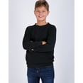 thumbnail image 3 of 3 Pack: Youth Fleece Crew-Neck Long Sleeve Soft Pullover Sweatshirt - Boys & Girls, 3 of 5