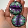 thumbnail image 4 of Green and Purple Fantasy Dragon Glass Eyes, 4 of 8