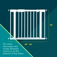 thumbnail image 4 of Safety 1st Pressure-Check Gate with SecureTech®, White, 4 of 16