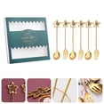 thumbnail image 4 of 1 Box/6pcs Scoop and Fork Set Fruit Forks Coffee Spoons Ice Cream Spoons, 4 of 9