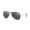 Ray Ban RB3025 W3275 55M Silver/ Gray Mirror Aviator