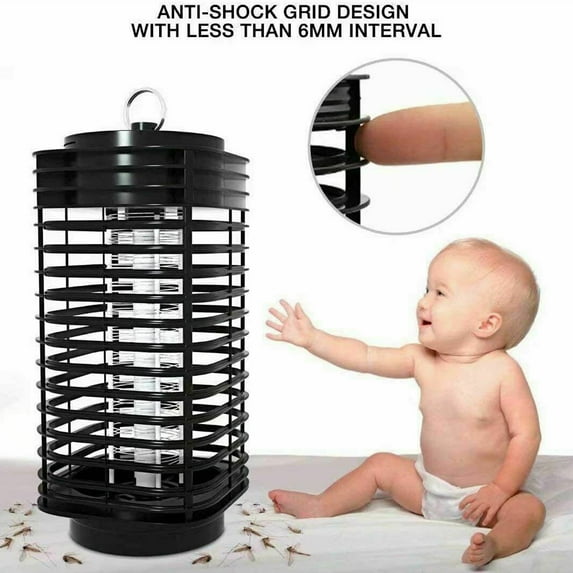SAYFUT Mosquito Killer Bug Zapper with 365-390nm UV LED Mosquito Lamp Powerful Insect Killer Electronic Insect Killer for Indoor Outdoor Backyard Patio Home Camping Travel, 2/1 PCS