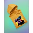 thumbnail image 3 of Live With Pride Colorful Banner Hoodie Women -Smartprints Designs, Female x-Large, 3 of 4