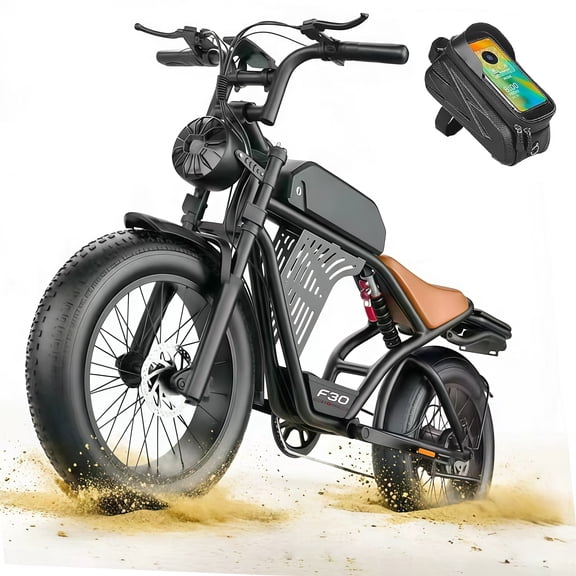 Electric Dirt Bike for Adults,2000W Electric Motorcycle 35MPH 48V 20Ah Battery,85 Miles Electric Bike,20" Fat Tire Ebike,Dual Hydraulic Brakes Mountain Bike,Full Suspension,UL2849