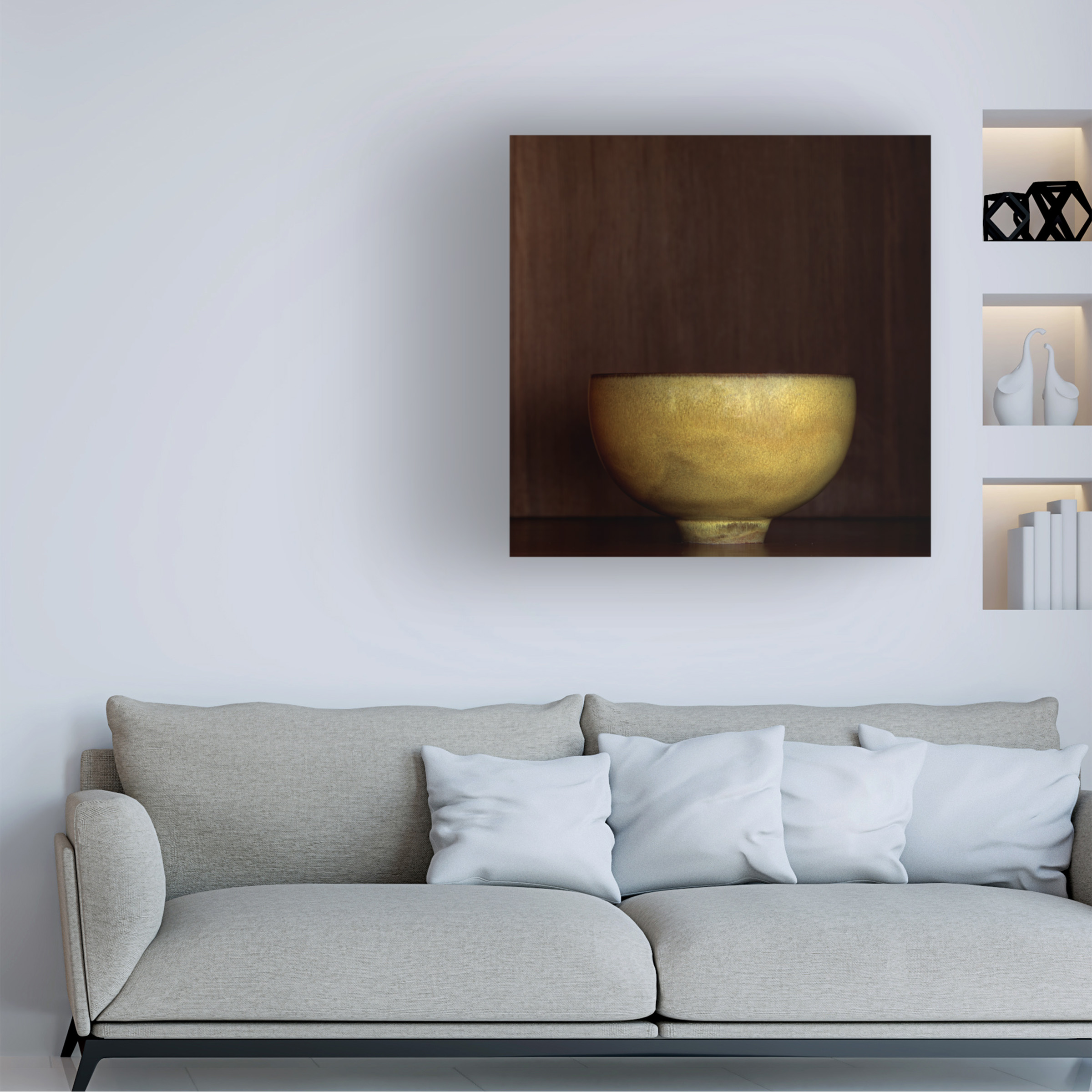Trademark Fine Art 'Tea Bowl' Canvas Art by Geoffrey Ansel Agrons