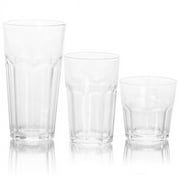 Better Chef 18-Piece Glassware Set, Clear
