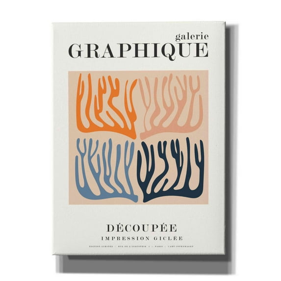 Epic Graffiti 'Graphique 11' by Design Fabrikken, Giclee Canvas Wall Art, 12"x16"