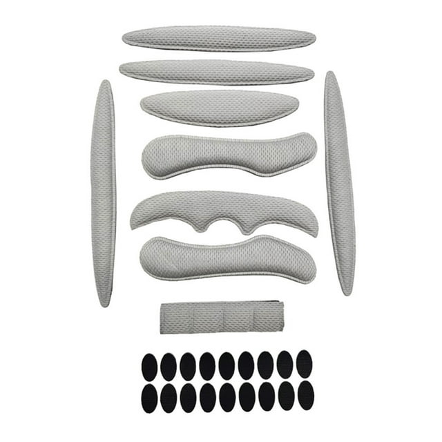 Visland 27 Pcs/Set Cycling Helmet Sponge Pad Kit Breathable Washable Shock Absorbing Universal Mountain Road Bike Riding Helmet Padding Lining Cushion Kit