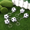 thumbnail image 3 of Blulu Paquete de 30 Llaveros de Fútbol Pelota Antiestrés de Fútbol Llaveros de Pelota Deportiva Llavero de Fútbol para Niños Escuela Carnaval Bolsa de Fiesta de Recompensa Rellenos de Regalo (Fútbol), 3 of 5