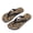 Brown, variant on Women’s Cow Print Flat Flip Flops, Trendy Animal Pattern Thong Sandals, Lightweight Non-Slip Summer Beach Slippers