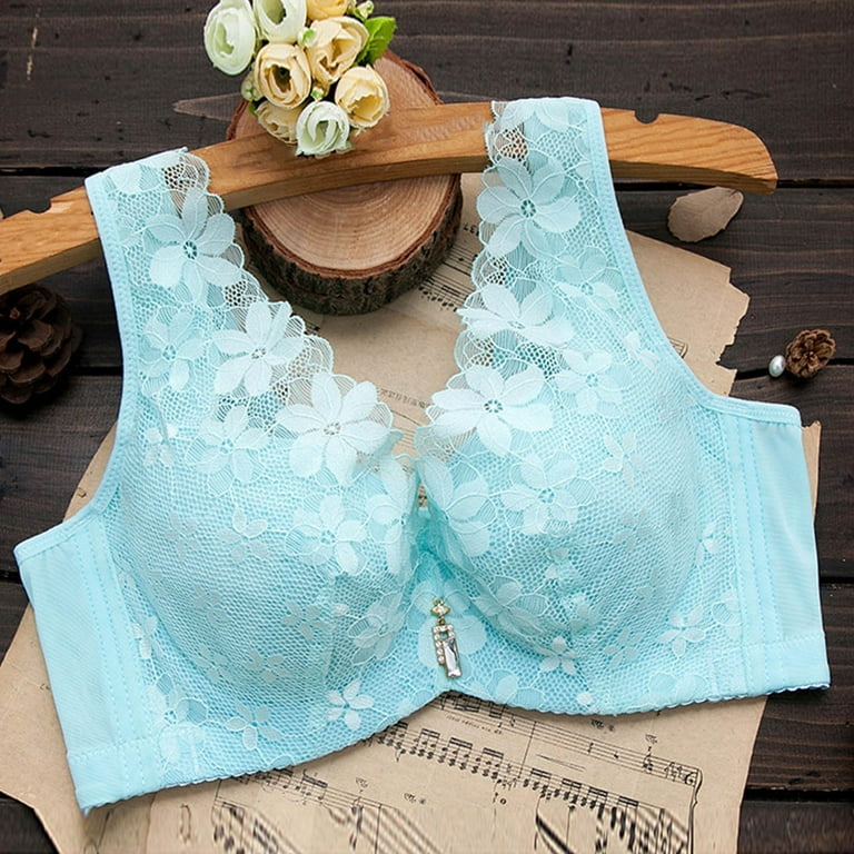 TOWED22 Womens Bras,Women's Underwired Non Padding Floral Lace